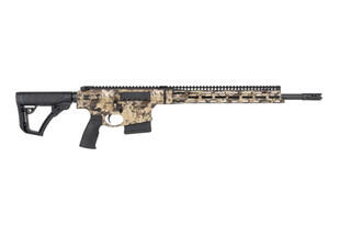 Daniel Defense DD5V4 308 rifle features a camo pattern finish